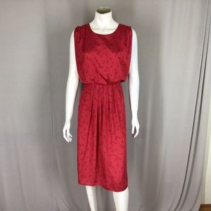 1970s blouson vintage dress